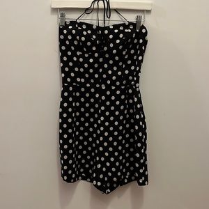 Amanda Uprichard Polka Dot Romper